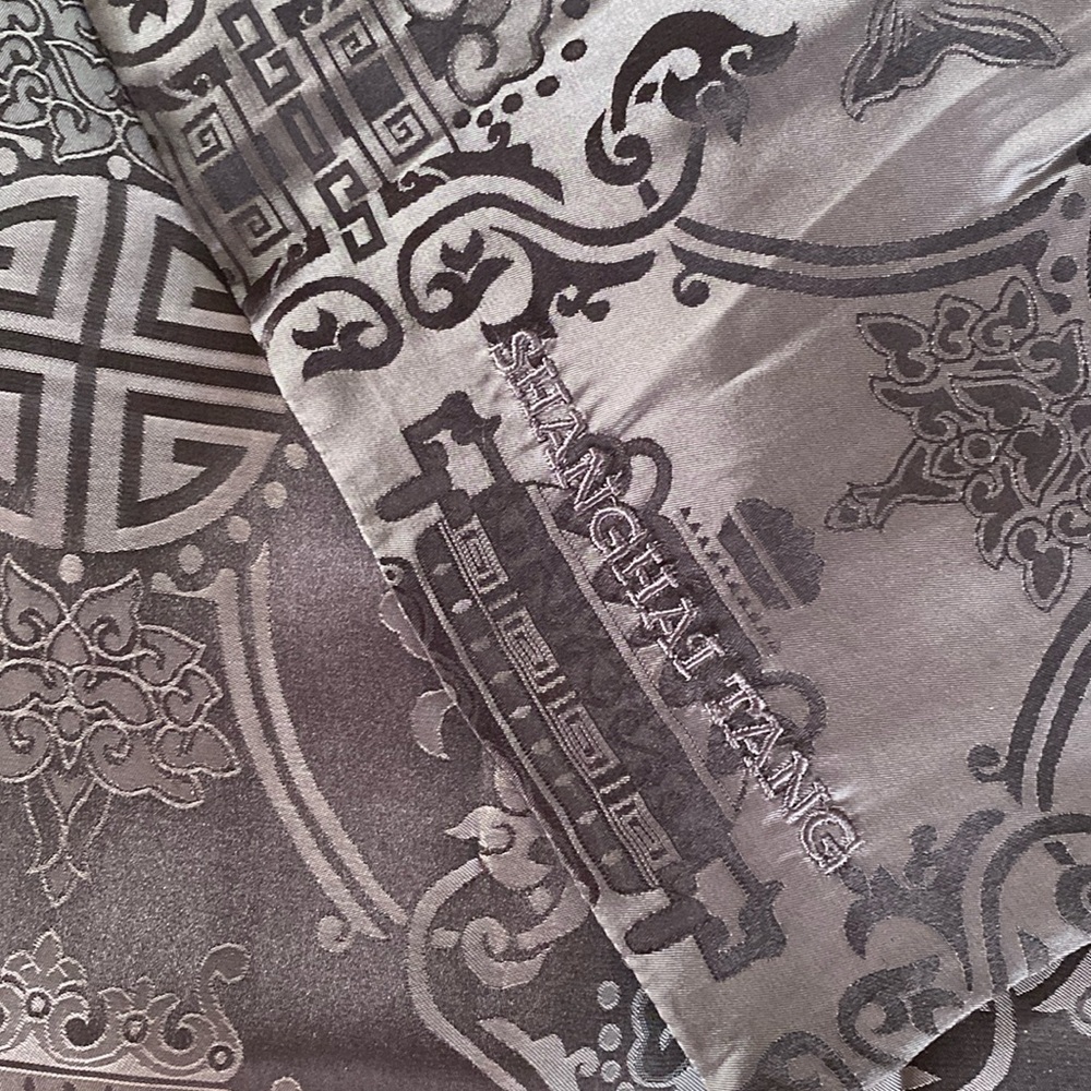 Shanghai Tang, double sided silk scarf
